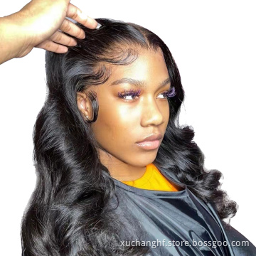 Human Hair Raw Hair Vendors Afro Wigs 100% Brazilian with Baby HD Lace Frontal Blonde Human Hair Wig Full Lace Wigs